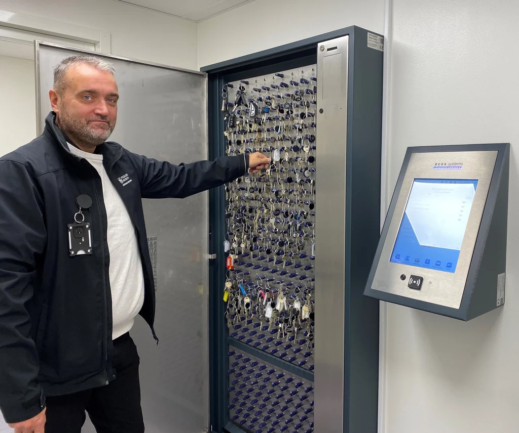 Elektroniskt nyckelskåp i Filipstad